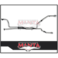 MANTA 3" STAINLESS STEEL CAT BACK EXHAUST FITS RAM 1500 DT TRX 6.2L SUPERCHARGED V8 (SSMKRA0021)