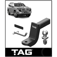 TAG HEAVY DUTY TOWBAR HITCH & WIRING KIT (3500KG) FITS TOYOTA LANDCRUISER FJA300R 7/2021-ON (TKT864-K201)