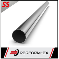 1" INCH (25MM) 304 GRADE STAINLESS STEEL EXHAUST PIPE TUBE 1 METRE