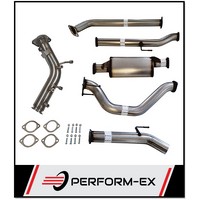 PERFORM-EX 3" TURBO BACK STAINLESS STEEL WITH MUFFLER EXHAUST SYSTEM FITS TOYOTA HILUX GUN126R 2.8L 4CYL 2015-ON