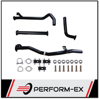 PERFORM-EX 2 1/2" EXHAUST WITH NO MUFFLER FITS TOYOTA LANDCRUISER HZJ79R 1999-2007