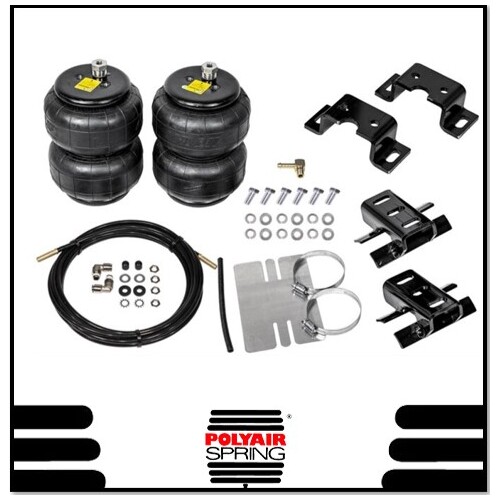 POLYAIR DOMINATOR AIRBAG SUSPENSION KIT (2" TO 3" RAISED) FITS TOYOTA LANDCRUISER HDJ79R 4.2L 6CYL (89420R)