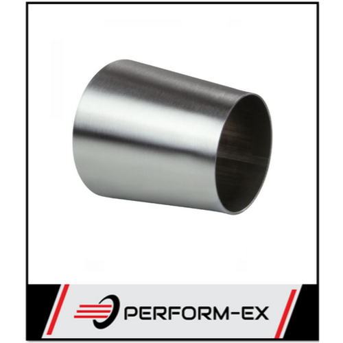 REDUCER TAPERED CONE - 3" (76MM) TO 2.5" (63MM) X 4" LONG (304 STAINLESS STEEL)