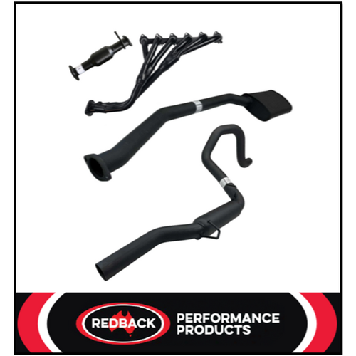 EXTRACTORS, HI FLOW CAT, 2.5" CATBACK WITH REAR HOTDOG FITS FORD FALCON EA EB ED EF EL AU 4.0L 6CYL SEDAN