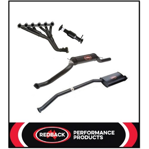 REDBACK EXTRACTORS, CAT & 2 1/2" CATBACK FITS FORD FALCON AU 6CYL 4.0L UTE