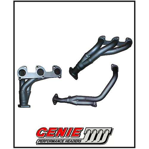 GENIE EXTRACTORS FITS MITSUBISHI PAJERO NH 1991-1993 3.0L V6 4WD ROUNDPORT