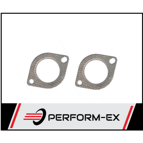 2 X EXHAUST FLANGE GASKET 3" (76MM) 106MM BOLT HOLE CENTRES TO SUIT COMMODORE