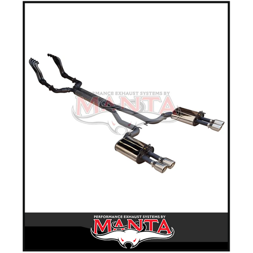 DPE by MANTA Engine Back Stainless Steel Exhaust System Fits Holden Commodore VE VF 6.0L 6.2L V8 Sedan/Wagon