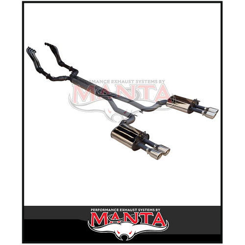 DPE by MANTA Engine Back Stainless Steel Exhaust System Fits Holden Commodore VE VF 6.0L 6.2L V8 Ute