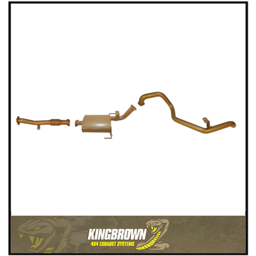 KING BROWN 2.5" EXHAUST KIT FITS FORD MAVERICK DA 4.2L TD42 1987-1993 (KB4006-XXMX)