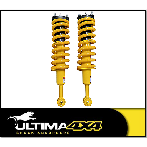 ULTIMA 4X4 COMPLETE FRONT STRUTS (2" RAISED) FITS MAZDA BT-50 UP UR 11/2011-7/2020 (0-50KG)