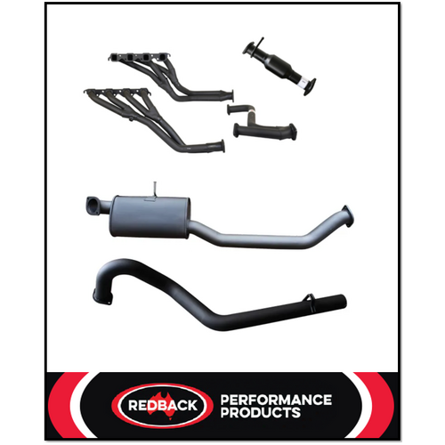 REDBACK EXTRACTORS, CAT & CATBACK EXHAUST SYSTEM FITS HOLDEN COMMODORE VN VP VR VS 5.0L V8 AUTO SEDAN (KIT034A-3)