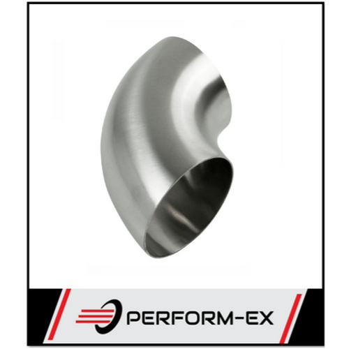 2.25" 57MM X 90 DEGREE MANDREL BEND 304 ULTI GRADE STAINLESS STEEL EXHAUST PIPE