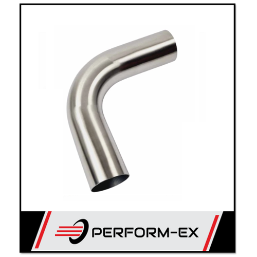 2.5" 63MM X 90 DEGREE MANDREL BEND 304 STAINLESS STEEL EXHAUST PIPE