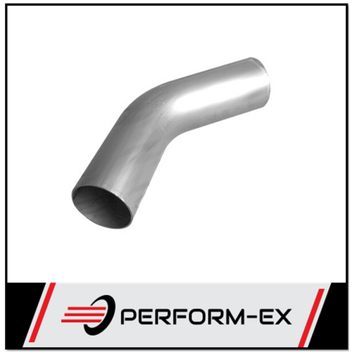 3 1/2" 89MM X 45 DEGREE MANDREL BEND MILD STEEL EXHAUST PIPE