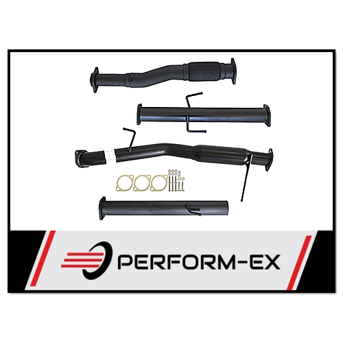 PERFORM-EX 3" DPF BACK WITH HOTDOG EXHAUST SYSTEM FITS MITSUBISHI TRITON MQ MR 2.4L 4N15 4CYL 3/2015-ON