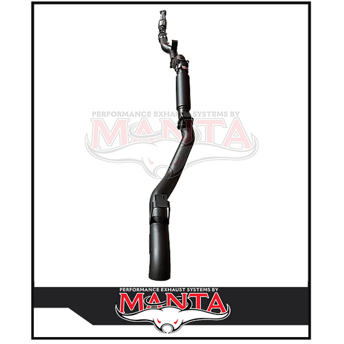 Manta 4" Turbo Back Exhaust System fits Toyota Landcruiser VDJ79R 4.5L V8 2016-ON (MKTY0192)