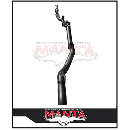 Manta 4" Turbo Back Exhaust System fits Toyota Landcruiser VDJ79R 4.5L V8 2016-ON (MKTY0193)