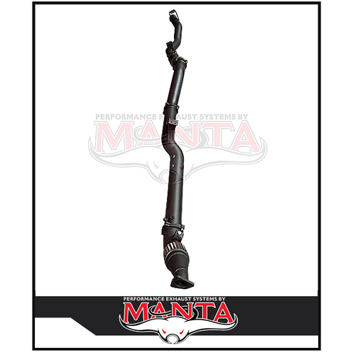 Manta 4" Turbo Back Exhaust System fits Toyota Landcruiser VDJ79R 4.5L V8 2016-ON (MKTY0194)