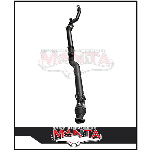 Manta 4" Turbo Back Exhaust System fits Toyota Landcruiser VDJ79R 4.5L V8 2016-ON (MKTY0195)