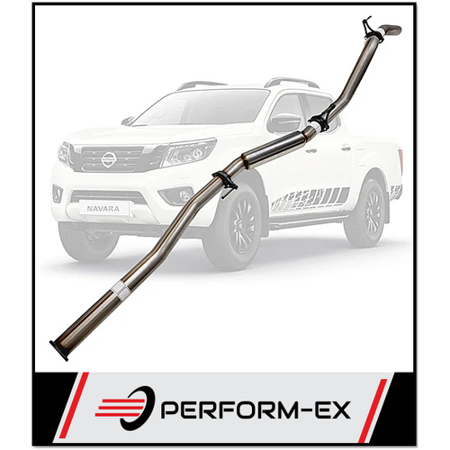 PERFORM-EX SS 3" DPF BACK EXHAUST WITH HOTDOG FITS NISSAN NAVARA D23 NP300