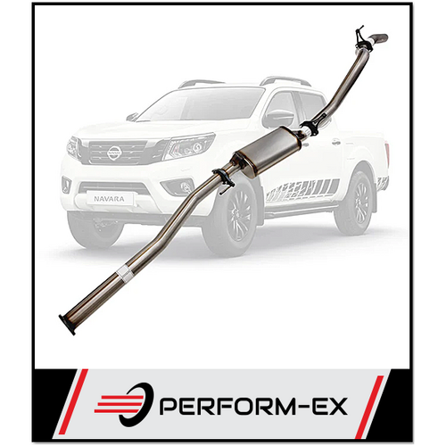 PERFORM-EX SS 3" DPF BACK EXHAUST WITH MUFFLER FITS NISSAN NAVARA D23 NP300