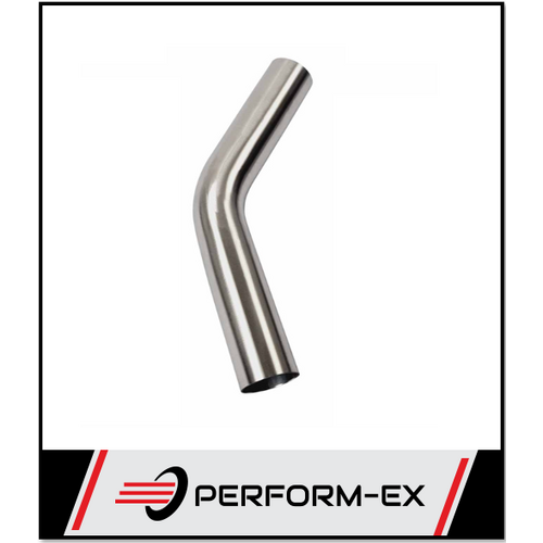 1.78" 48MM X 45 DEGREE MANDREL BEND 304 STAINLESS STEEL EXHAUST PIPE