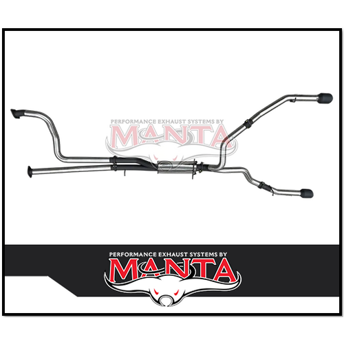 MANTA 3" STAINLESS STEEL CAT BACK EXHAUST FITS RAM 1500 DT TRX 6.2L SUPERCHARGED V8 (SSMKRA0010)