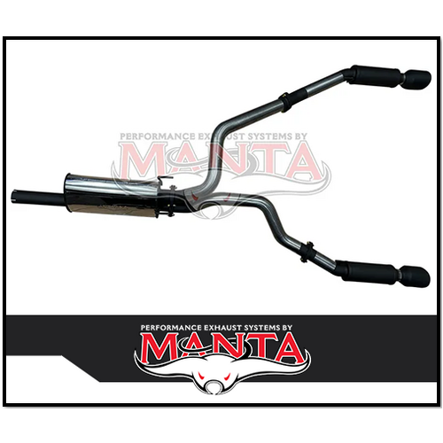 MANTA 3" STAINLESS STEEL CAT BACK EXHAUST WITH REAR MUFFLERS FITS RAM 1500 DS 5.7L V8 1/2017-ON (SSMKRA0019)