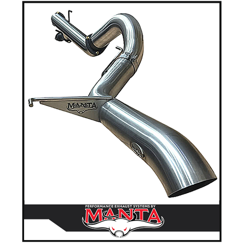 MANTA 4" STAINLESS STEEL DPF BACK EXHAUST FITS TOYOTA LANDCRUISER FJA300R 300 SERIES 3.3L V6 2021-ON (SSMKTY0375)