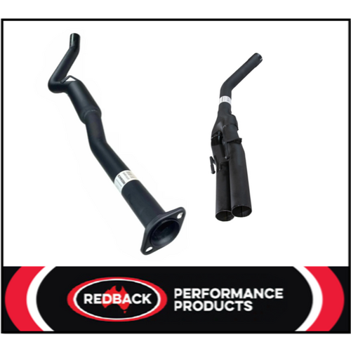 REDBACK 2.5" CATBACK EXHAUST SYSTEM WITH HOTDOG/DUAL TAILPIPE FITS HOLDEN COMMODORE VT VX VU VY V6 WAGON/UTE