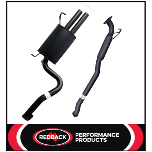 REDBACK 2.5" CAT BACK EXHAUST SYSTEM WITH HOTDOG FITS FORD FALCON FG XR6 SEDAN