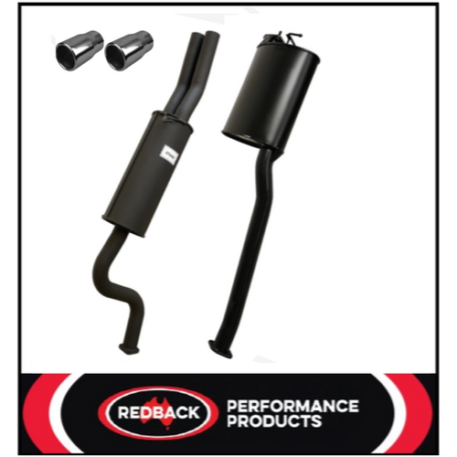 REDBACK 2.5" CATBACK EXHAUST SYSTEM FITS FORD FALCON BA BF XR6 6CYL UTE WITH TIPS