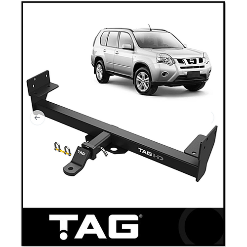 TAG HEAVY DUTY TOWBAR KIT (2000KG) FITS NISSAN X-TRAIL T30 WAGON 6/2001-12/2007 (T4D518-K201)