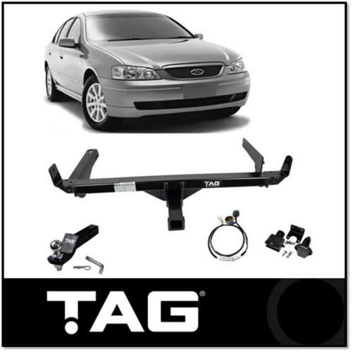 TAG HEAVY DUTY TOWBAR KIT (2300KG) FITS FORD FALCON FG SEDAN 1/2008-10/2014 (WITH REVERSE SENSORS)