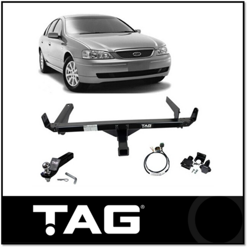 TAG HEAVY DUTY TOWBAR KIT (2300KG) FITS FORD FALCON FG SEDAN 1/2008-10/2014 (NO REVERSE SENSORS)