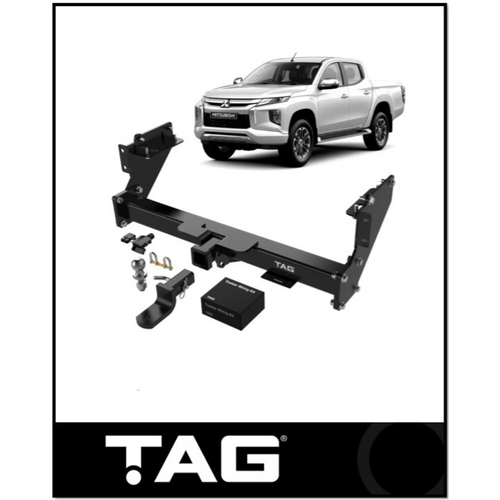 TAG TOWBAR KIT (3100KG) FITS MITSUBISHI TRITON MQ 3/2015-10/2018 WITH STEP (T7C707-K201)