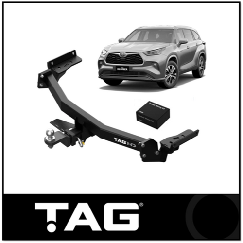 TAG HEAVY DUTY TOWBAR KIT (2000KG) FITS TOYOTA KLUGER GSU70R GSU75R 3/2021-10/2022 (T7T809-K201)