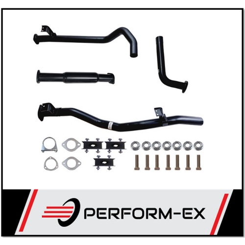 PERFORM-EX 2 1/2" EXHAUST WITH HOTDOG FITS TOYOTA LANDCRUISER HZJ79R 1999-2007