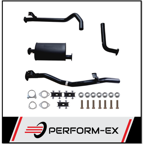 PERFORM-EX 2 1/2" EXHAUST WITH MUFFLER FITS TOYOTA LANDCRUISER HZJ79R 1999-2007