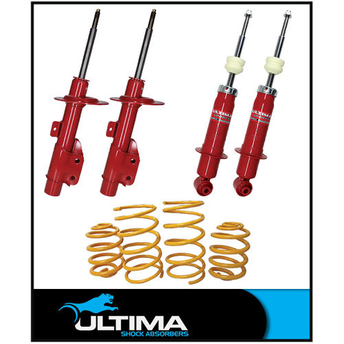 ULTIMA GT SPORT SUPER LOW SUSPENSION KIT FITS HOLDEN COMMODORE VE V6 SEDAN 2006-2013