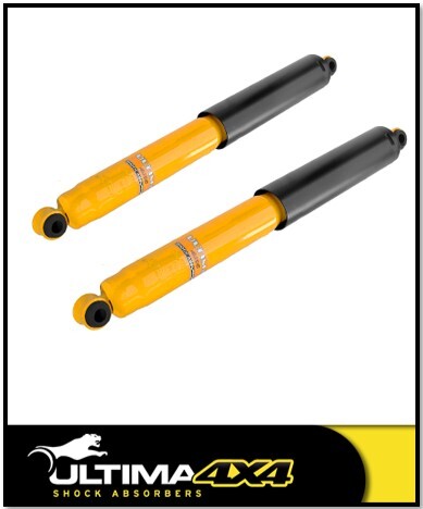 ULTIMA 4X4 HEAVY DUTY REAR SHOCKS (PAIR) FITS ISUZU D-MAX TF LS RWD 1/2008-12/2012 (400425)