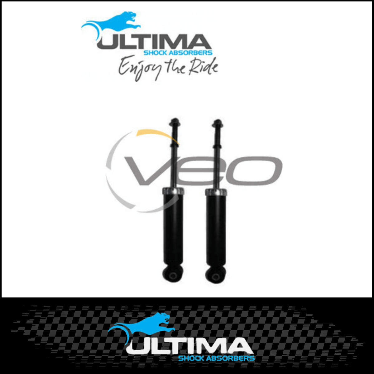 Rear Nitro Gas Ultima Shocks (Pair) Fits Nissan Maxima J31 12/03-3/09 ...