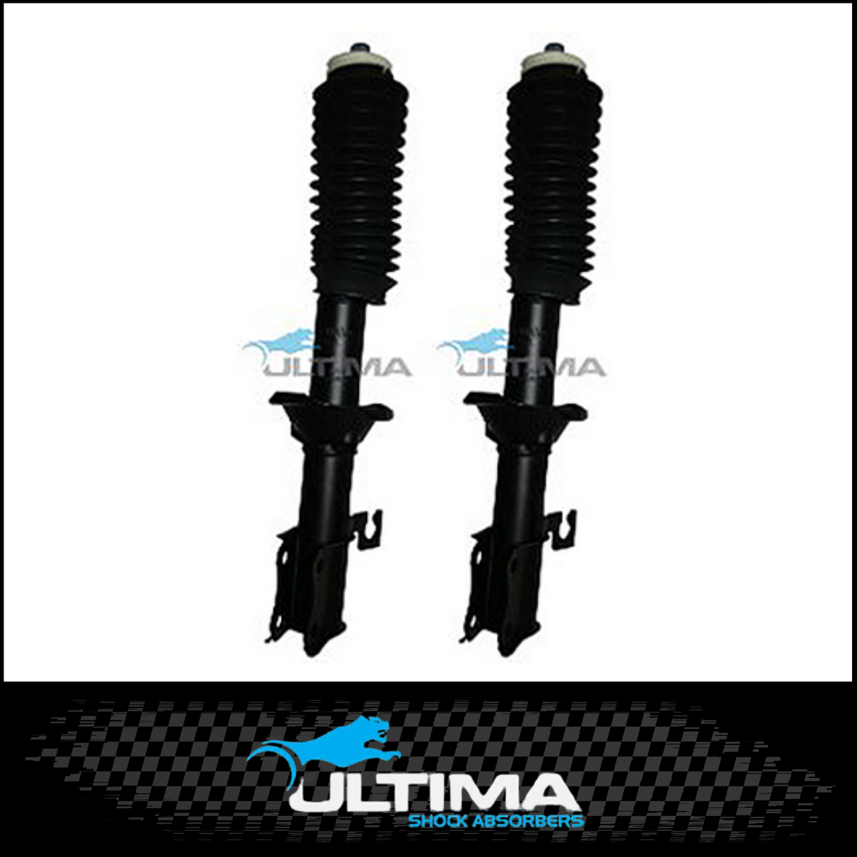FRONT NITRO GAS ULTIMA STRUTS (PAIR) FITS FORD FESTIVA WF 1/98-12/00