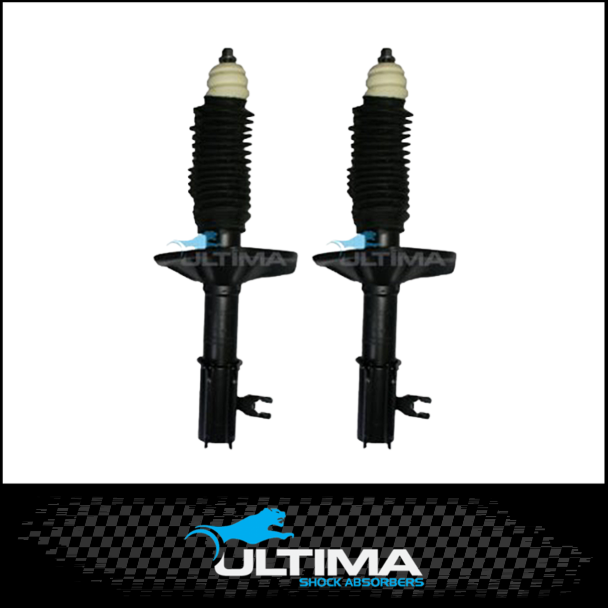 FRONT NITRO GAS ULTIMA STRUTS (PAIR) FITS FORD LASER KH 1/1991-12/1994
