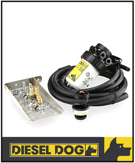DIESEL DOG SECONDARY FUEL FILTER KIT FITS ISUZU D-MAX TF 3.0L 1/08-12/12
