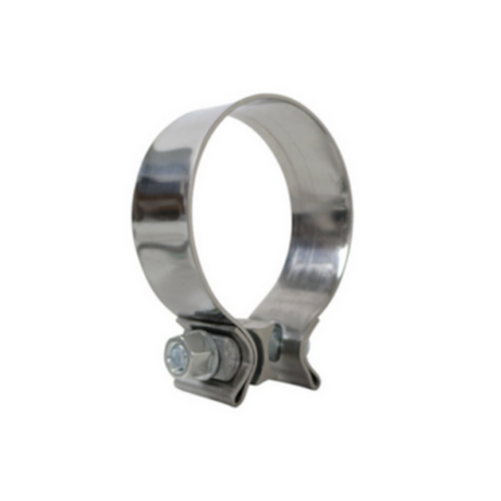 2.5" (63MM) STAINLESS STEEL EXHAUST PIPE CLAMP - ACCUSEAL SINGLE BOLT