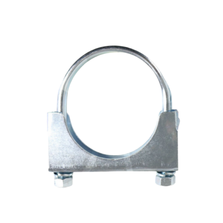 U-BOLT EXHAUST CLAMP - INSIDE DIAMETER 38MM (1 1/2" INCH) ZINC PLATED