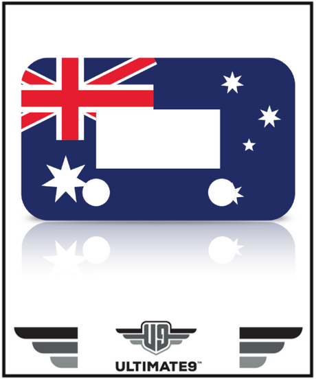 EVC FACEPLATE - AUSSIE FLAG