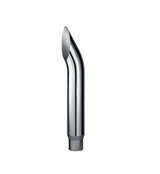 CHROME EXHAUST STACK CURVED REDUCING 7" OD > 5" OD WITH PLAIN INLET